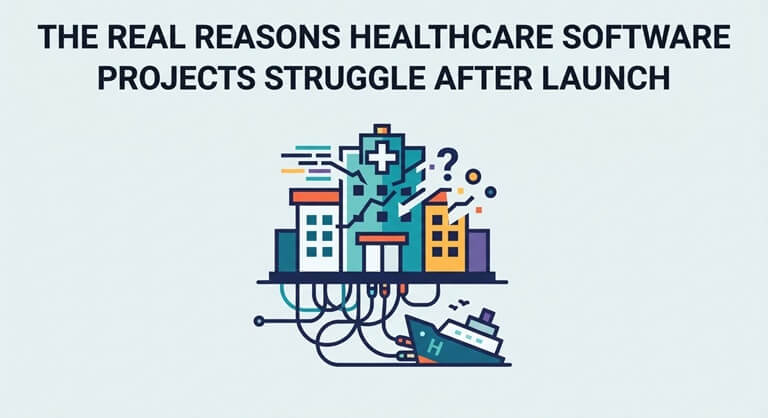 The Real Reasons Healthcare Software Projects Struggle After Launch