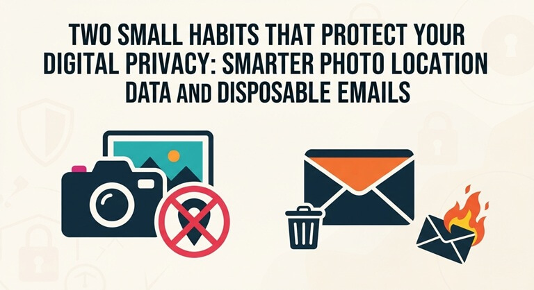 Two Small Habits That Protect Your Digital Privacy Smarter Photo Location Data and Disposable Emails