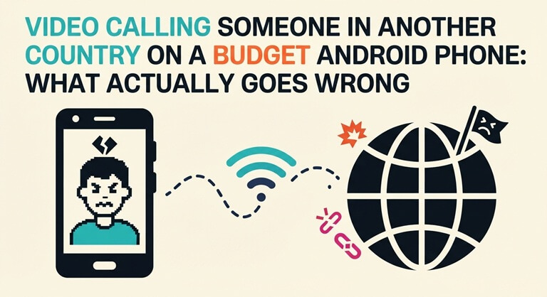 Video Calling Someone in Another Country on a Budget Android Phone What Actually Goes Wrong