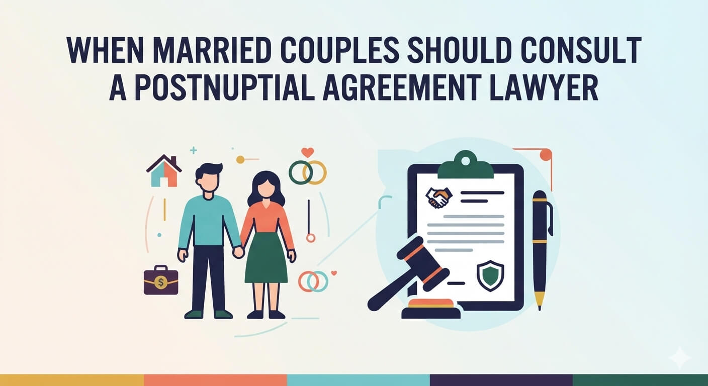When Married Couples Should Consult a Postnuptial Agreement Lawyer
