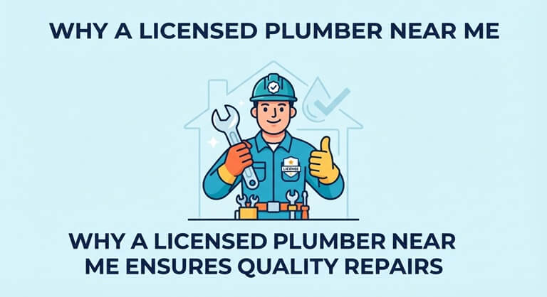 Why A Licensed Plumber Near Me Ensures Quality Repairs