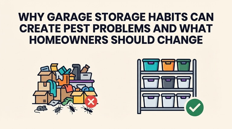 Why Garage Storage Habits Can Create Pest Problems and What Homeowners Should Change